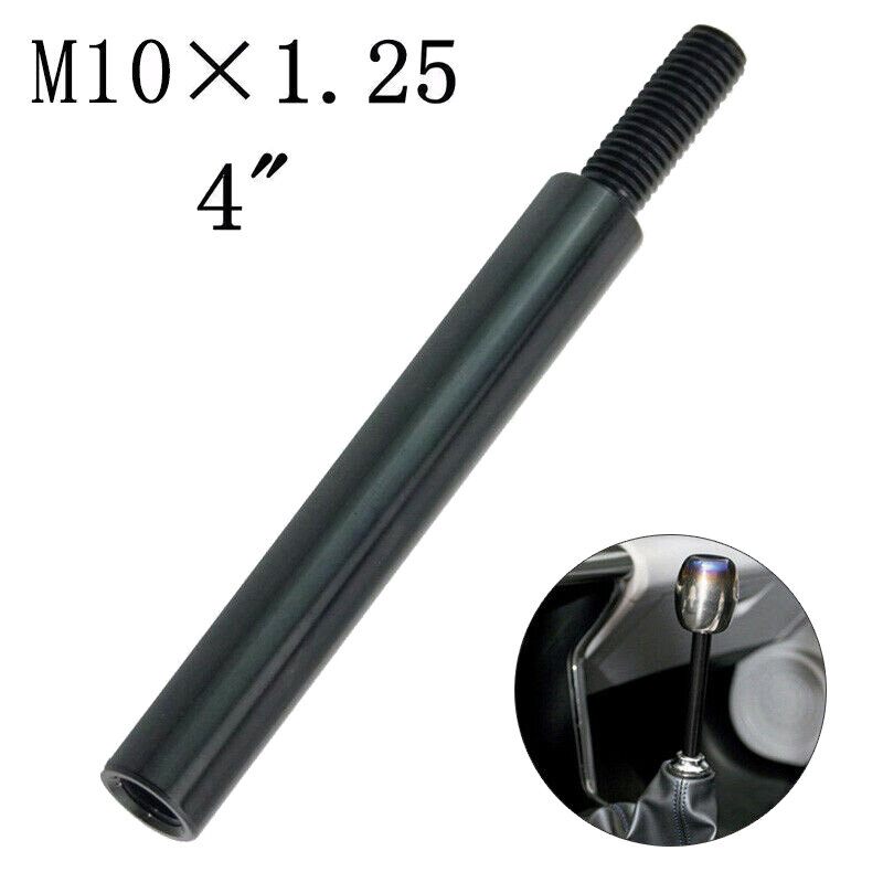 4 "M10X1.25 черное удлинение ручки переключения передач для ручного переключения передач рычаг-удлинитель шаг резьбы для Ford для Toyota Scion