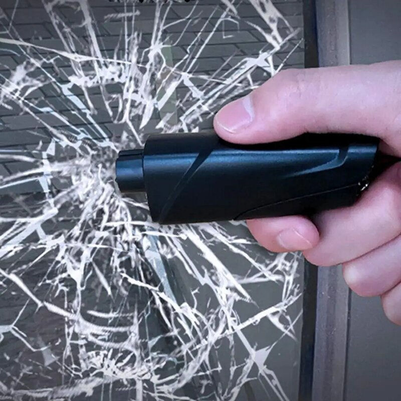 Portable Seat Safety Hammer Auto Glass Car Window Breaker Life-Saving Escape Rescue Tool Seat Belt Cutter Keychain Marteau Hamer