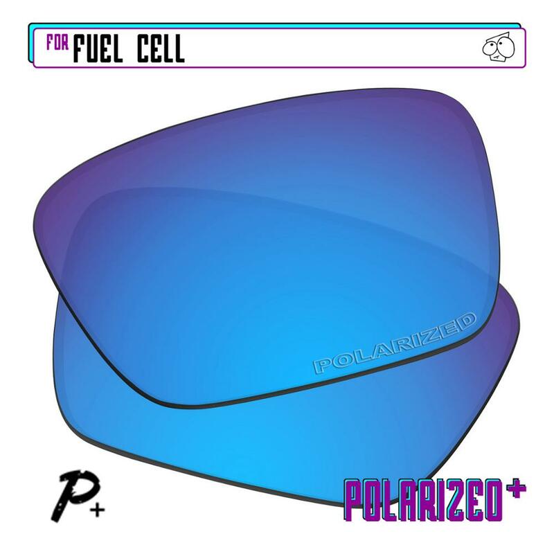 EZReplace Polarisierte Ersatz Linsen für-Oakley Fuel Cell Sonnenbrille-Blau P Plus