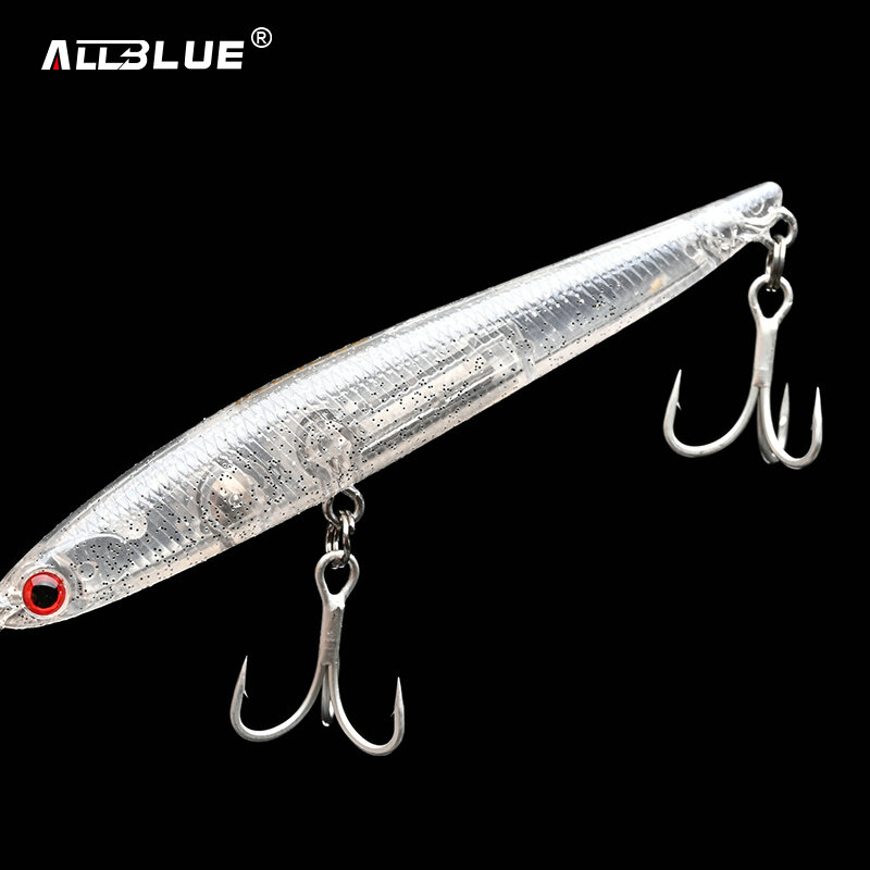 ALLBLUE SPEAR 90 Fishing Lure Stick 90mm/9g Sinking Pencil Longcast Shad 3D Eyes Tungsten Artificial Bait Bass Pike Tackle