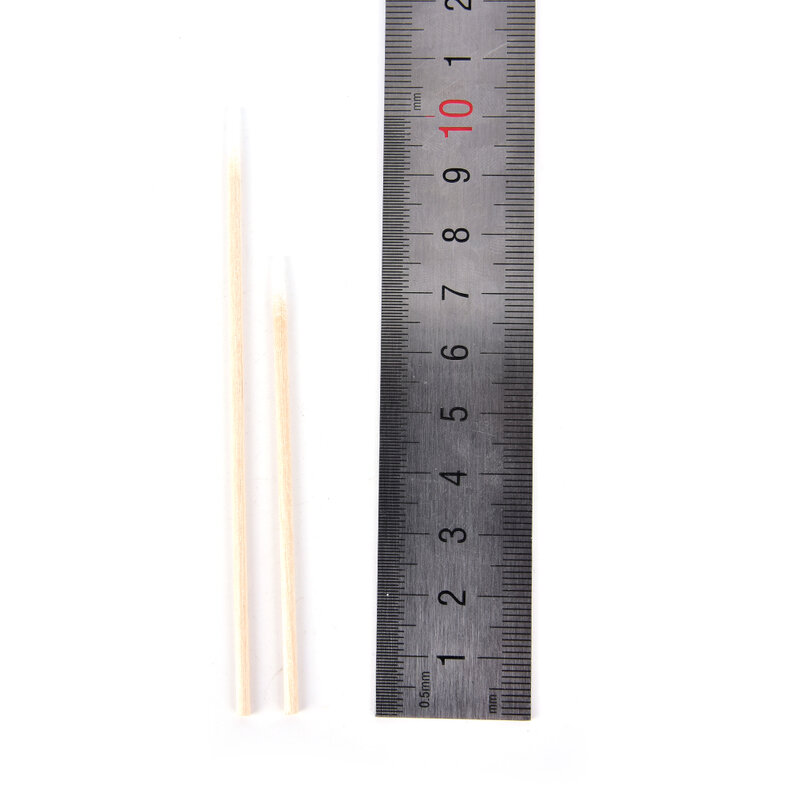 100 個の綿棒健康化粧品耳クリーン綿棒スティック芽ヒント 7.5 センチメートル/10 センチメートル木材綿ヘッド綿棒