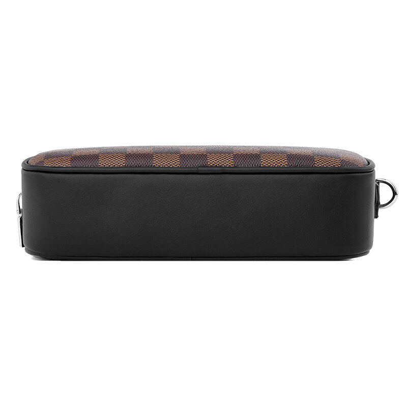 VICUNA POLO, брендовый дизайн, мужской кошелек-клатч, вместительная клетчатая дизайнерская сумка-клатч с текстурой кожи, Прямая поставка
