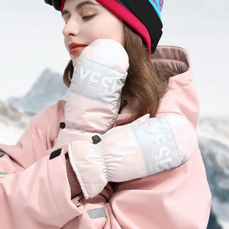 Легкие 1 пара отличные лыжные рыболовные женские перчатки сохраняют тепло зимние перчатки защитные для велосипеда