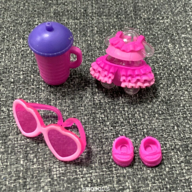 LOL poupée vêtements bouteille chaussures lunettes accessoires ensemble Original lol accessoires en vente LOL poupées cadeau collection limitée