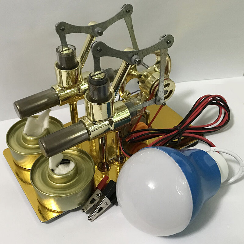 Stirling Balance Motor Model, Heat Steam Education, DIY Craft, Discovery Alternator, Acessórios de suprimentos escolares