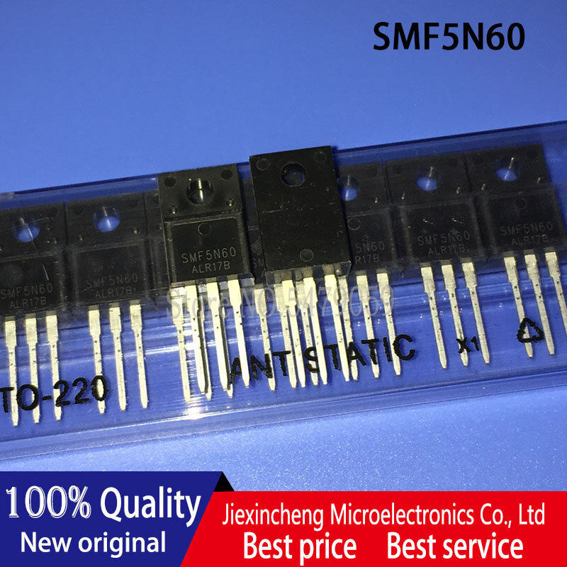Transistor MOS original, nuevo, 5 piezas, SMF4N60, LND2N60, SMF5N65, PSA04N65B, SMF5N60, LND2N65, TO220F