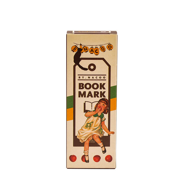 Girl's Roaming Espaço Papel Bookmarks, Marcadores de página para Livros, Compartilhar Bookmarks, Guia para Livros, Papelaria, 28 pcs por lote