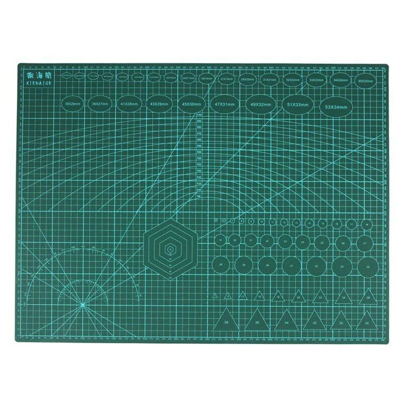 BIg Size A2 Cutting Mat Patchwork Durable Side A2 PVC Carving Cutting Mats Cutting Board Tools for Patchwork Leather Tool Set