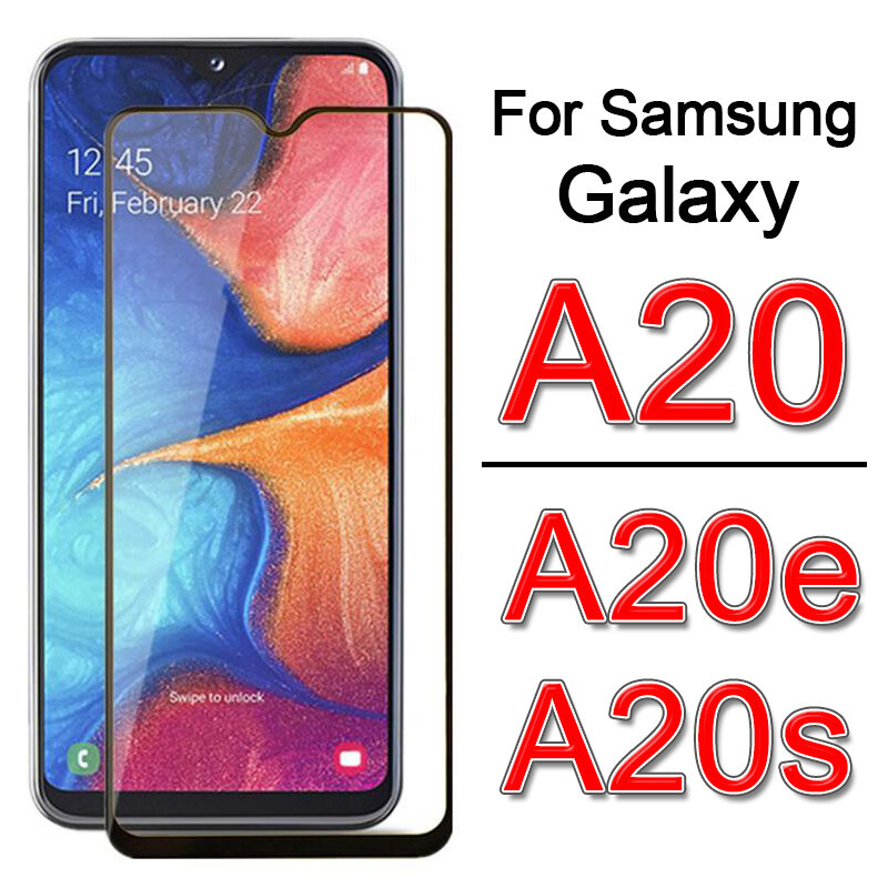 Glass on per Samsung A20s A20e A20 e s proteggi schermo per sam Galaxy a 20 s 20e 20 SM-A202F pellicola protettiva in vetro temperato 9H