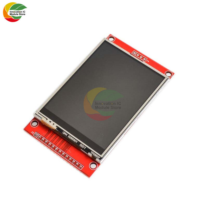 Layar LCD SPI 3.2 Inci Modul Display Port Serial TFT Layar LCD Driver ILI9341 Tanpa Resolusi Sentuh Modul LCD 240 * 320TFT