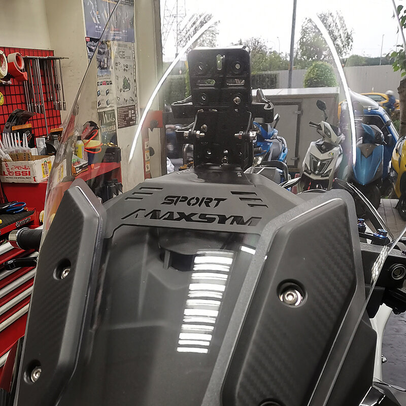 Akcesoria motocyklowe przednie stojak na telefon uchwyt Smartphone telefon z GPS nawigacja płyta montażowa dla SYM MAXSYM TL 500 TL500 2019 20