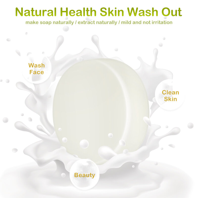Sabonete artesanal de leite de cabra, limpeza profunda, clareamento, hidratação, remoção, acne, cravo, pele lisa, aperto, poros, poros