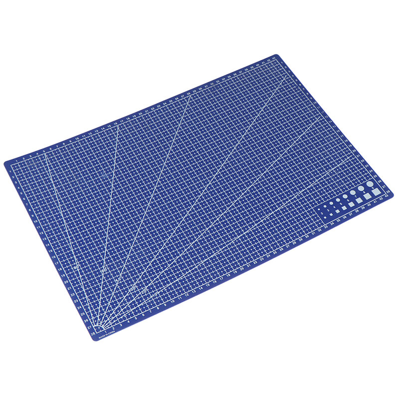 Tapete de Corte Rectangular de Pvc A3, herramienta de línea de rejilla de plástico, 45cm x 30cm, placa de corte A3, gran oferta, 1 piezas