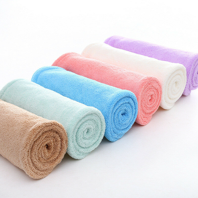 منشفة حمام من الألياف الدقيقة للنساء ، فائقة الامتصاص ، سريعة الجفاف ، سميكة ، غطاء لتجفيف الشعر