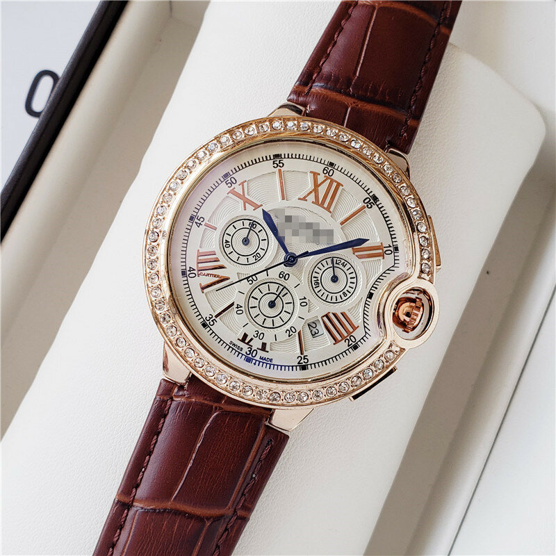 Limitde édition hommes montres 2020 haut de gamme de luxe Reloj Hombre Quartz automatique bracelet avec rétro tenue décontractée haut en cuir cadeaux