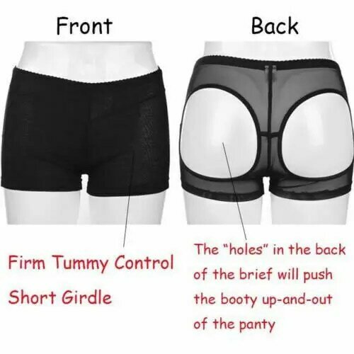 ผู้หญิงเซ็กซี่Butt Lifter Shaper Tummyควบคุมกางเกงก้นเปิดInstan Boyshortผู้หญิงBody Sculptingสะโพกกางเกงขาสั้น