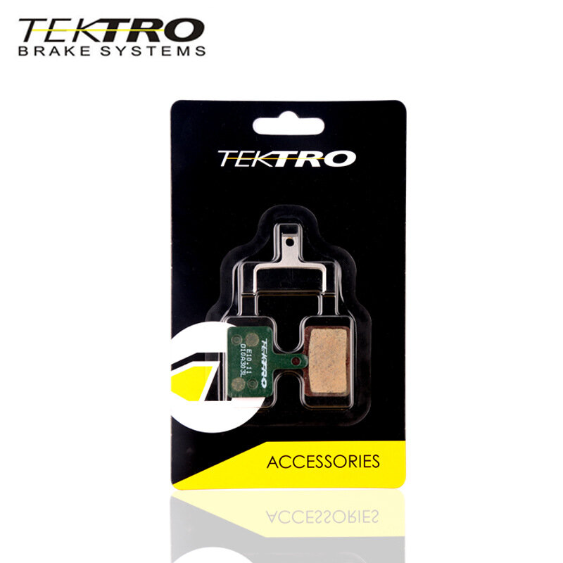 TEKTRO-Pastillas de freno de disco E10.11 para bicicleta de montaña y carretera, pastillas de freno plegables para MT200/M355/M395/M415/M285/M286/M280