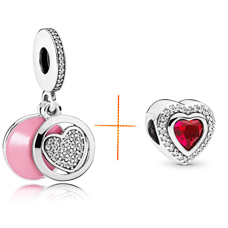 2 pièces la petite sirène princesse et Minnie perles ajustement Pandora breloques Bracelet collier pour femme bijoux faisant des accessoires