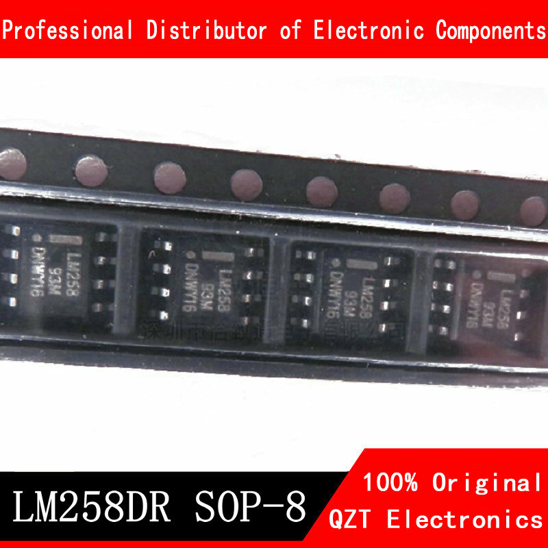 LM258DR SOP8, 10 pièces, LM258 SOP 258DR SMD, nouveau et original IC