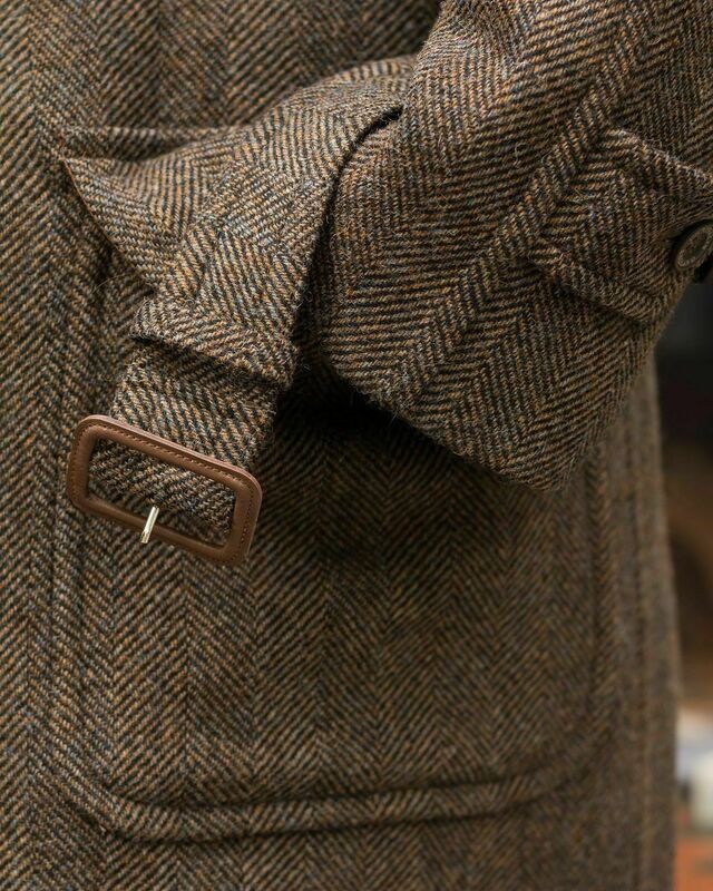 Abrigo largo de Tweed para hombre, chaqueta de mezcla de lana de espiga, esmoquin, abrigos cálidos de invierno, boda Formal, negocios, a medida
