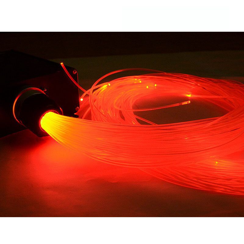 Cabo de fibra ótica pmma brilhante e plástico, cabo de diâmetro 2700m/rolo 0.75mm para iluminação expressa, frete grátis