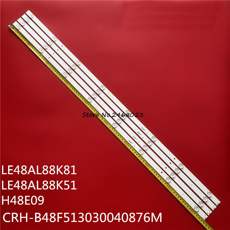 4 sztuk listwa oświetleniowa LED dla Haier LE48AL88K81 LE48AL88K51 H48E09 CRH-B48F513030040876M CN48LT7780