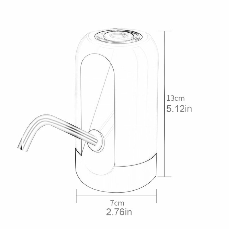 Water Bottle Pump Usb Charging Automatic Drinking Water Pump Portable Electric Water Dispenser Switch For Water Pumping Device