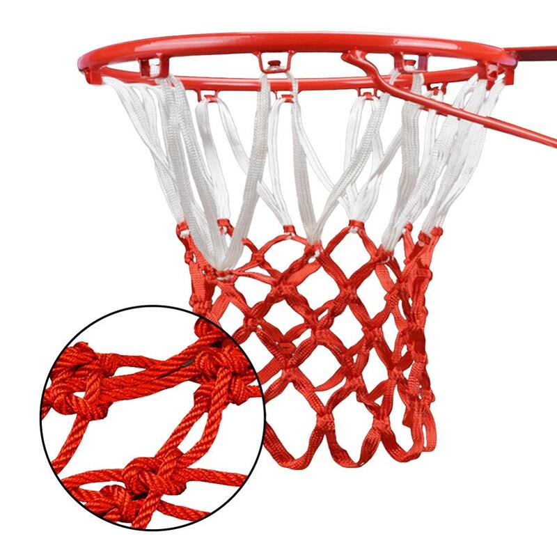 Jaring basket bercahaya 45CM, Jaring basket tugas berat, pengganti latihan menembak, Jaring basket ukuran standar