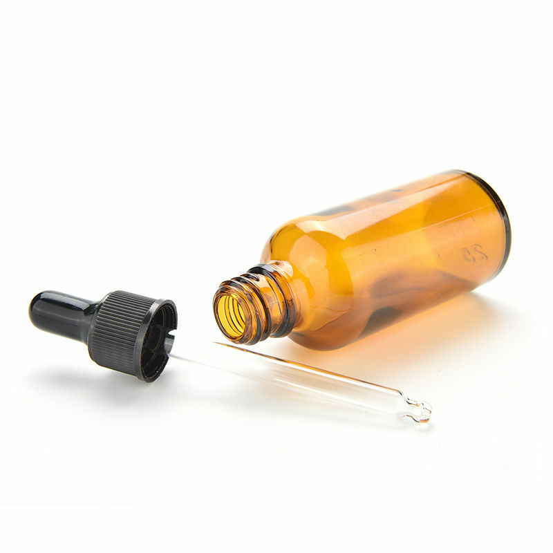 Botella de pipeta de reactivo líquido de vidrio ámbar, cuentagotas para almacenar productos químicos de laboratorio, Perfumes, 10/15/30/50/100ml