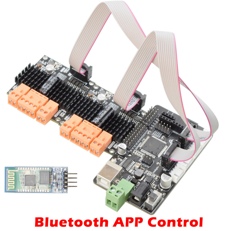 HC-06 APP Controller 9-24V 2/4 Channel High Power DC Motor Drive Kit PWM Adjust Speed for Arduino Board Smart Car