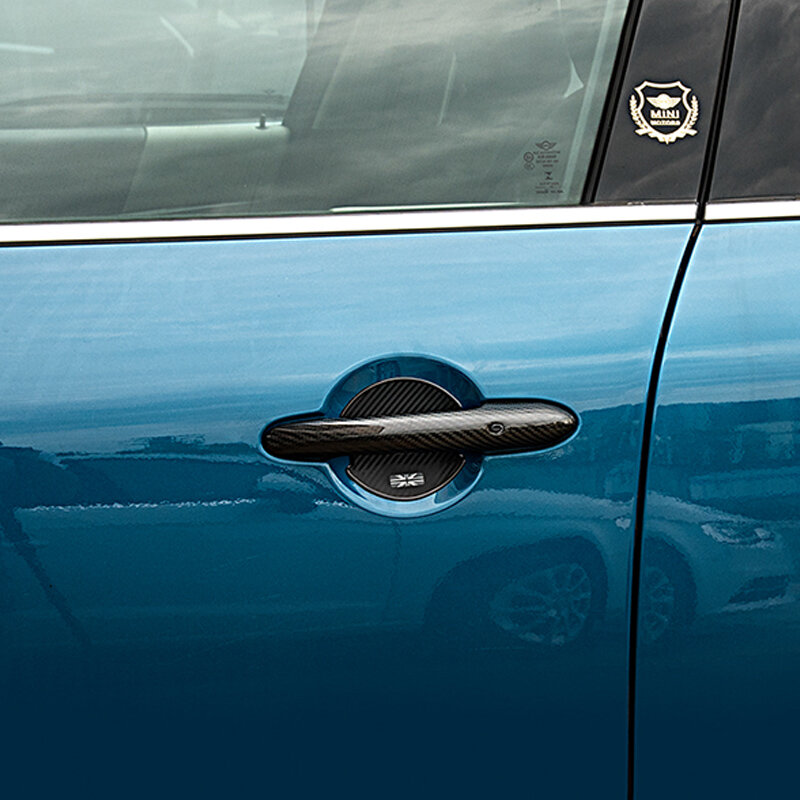 Stiker Film Pelindung Pergelangan Tangan Mobil Pintu untuk BMW MINI Cooper F54 F55 F56 F60 R55 R56 R60 R61 Clubman Aksesori Eksterior Mobil