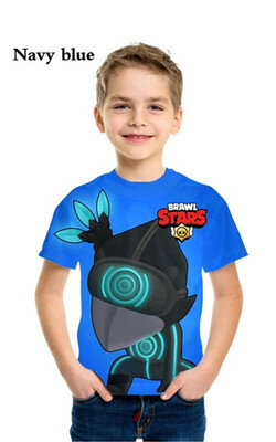 Estate 2020 3D bambini sonic the hedgehog 、 brawl stella bluey t-shirt dei ragazzi t-shirt bambini della maglietta delle ragazze della maglietta dei ragazzi vestiti