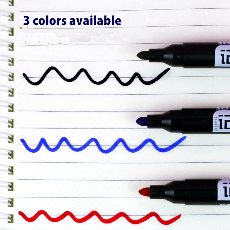 Haile 유성 방수 영구 파인 포인트 페인트 컬러 마커 펜, 타이어 마커 시그니처 펜 문구 미술 용품, 6 개