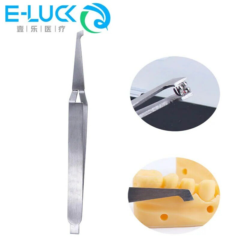 1 قطعة أدوات أسنان من الفولاذ المقاوم للصدأ قوس الملقط/تقويم الأسنان أنبوبة شدقية الملقط