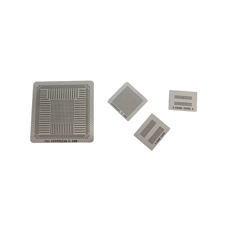 Plantillas de PS4 de calor directo, Kit de Reballing BGA, 12 unidades por lote