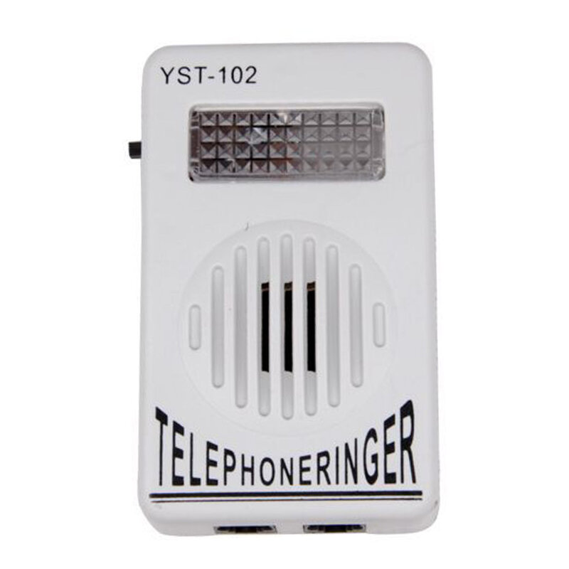 Extra-alto Ringer Sound Telefone, amplificador do telefone, luz estroboscópica, Flasher Bell