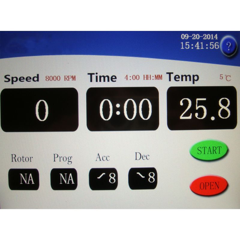 Máquina refrigerada super ultra de alta velocidade do centrifugador da grande capacidade médica do laboratório cl8r com melhor preço