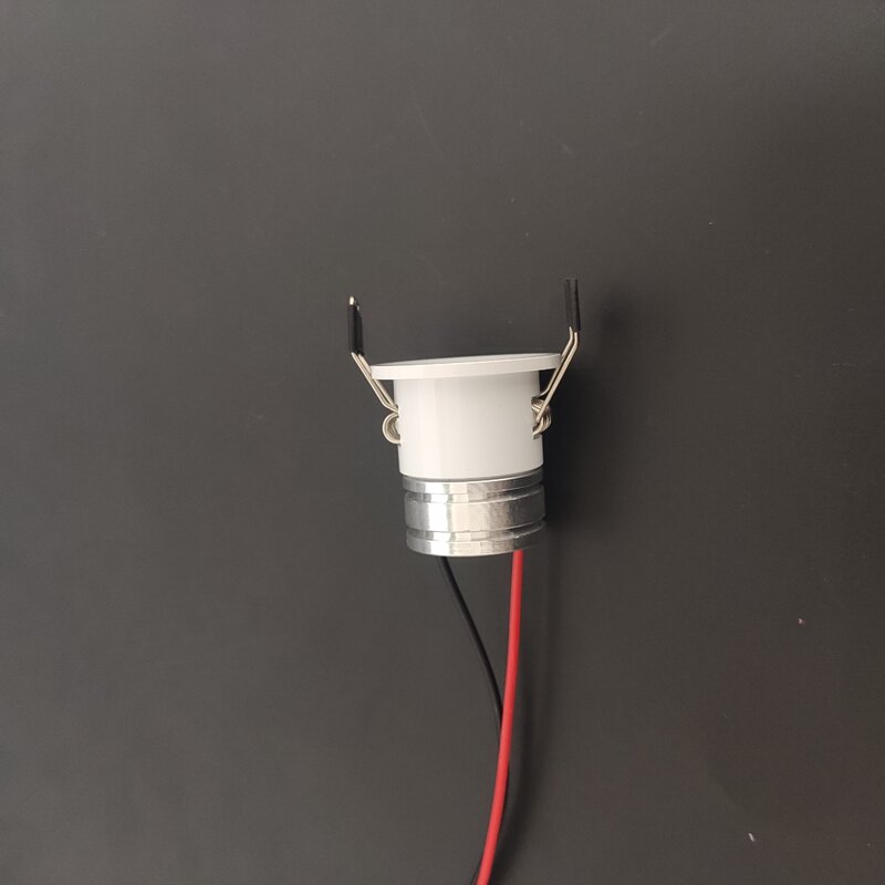 ミニled埋め込み式天井ランプ,キャビネット下,1w,3w,AC85-265V調光可能,27mm,ドライバー付き