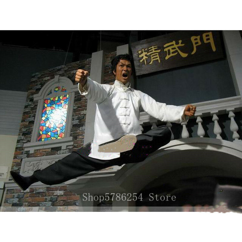 Vestuário tradicional chinês para homens e mulheres, uniforme Kung Fu, traje Wushu Tai Chi, Bruce Lee, blusa Hanfu, 3PCs, terno Tang, roupas
