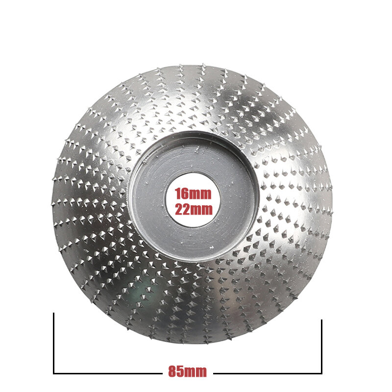 Disco rotativo de pulido de madera, herramienta de tallado de madera de 16mm y 22mm de diámetro, disco abrasivo para amoladora angular