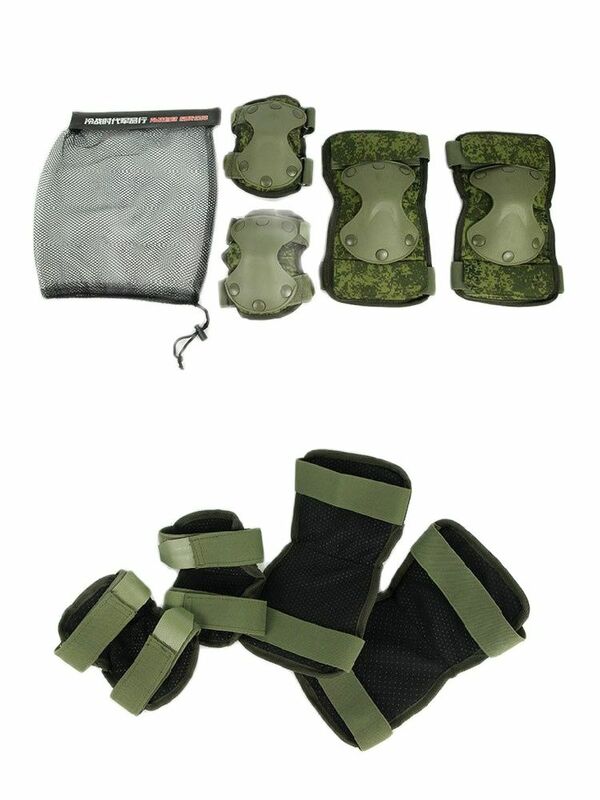 Налокотники SMTP E19 RG, военный спецназ России, 6B51, Тактическая защита, маленький зеленый человек, камуфляж