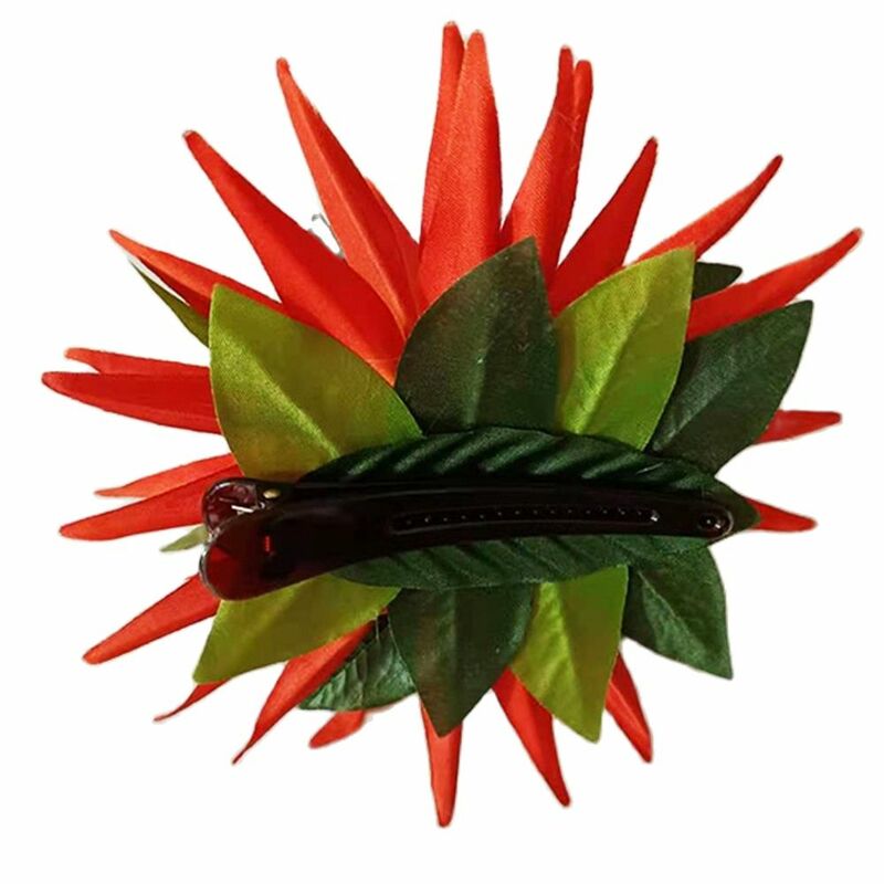 Hawaii estilo seda cabelo clip, estilo havaí acessórios, flor, estilo havaí, frete grátis, hc00016, 50 pçs/lote
