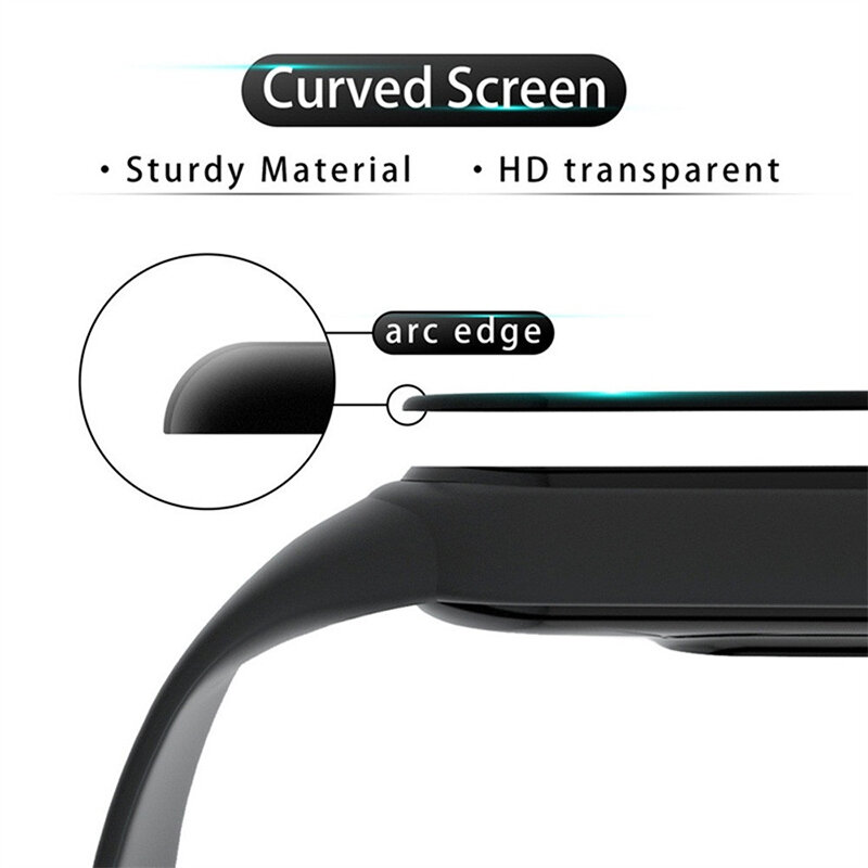 Protector de pantalla curvo completo para Huawei Watch 3 Pro, cubierta de película protectora suave para Huawei Watch 3, película protectora (no de vidrio), 3 uds.
