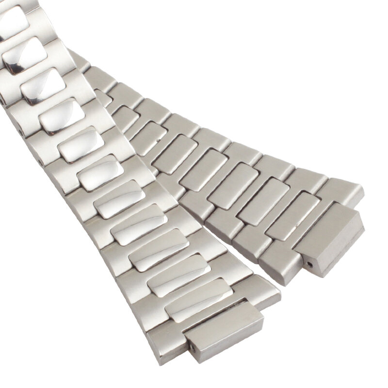Pulseiras de relógio para patek nautilus 5711 5726 philippe aço inoxidável pulseira de relógio de metal acessórios