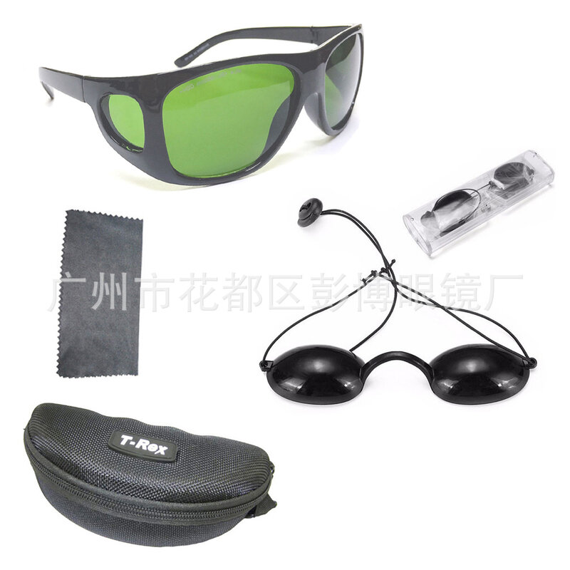 Warna Hijau Anti 200-0nm Kecantikan IPL Kacamata Laser Kacamata Pelindung Tenaga Kerja Safety Industrial Kacamata