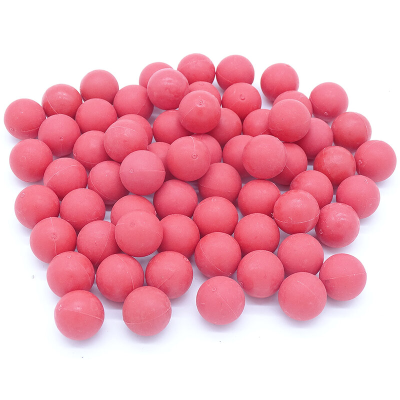Reusable Riot Paintballs 0.68cal x100 New Re-Usable Rubber Training Balls PVC Material
