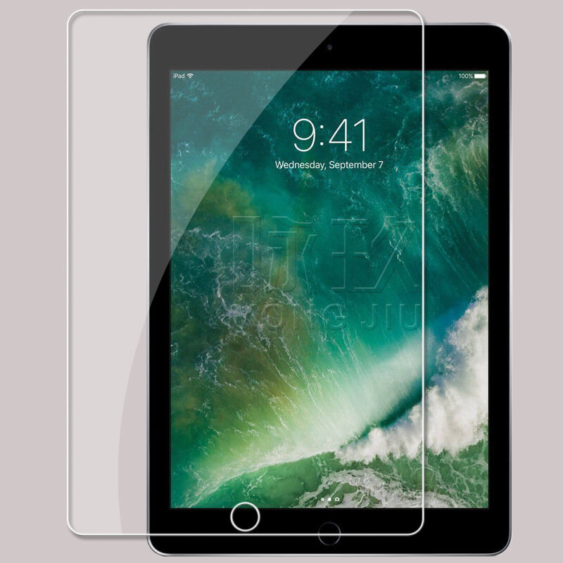Protecteur d'écran pour tablette Apple iPad Pro 0.3 "A1893, Film en verre trempé, 9H, 9.7mm, 9.7 pouces, 2018