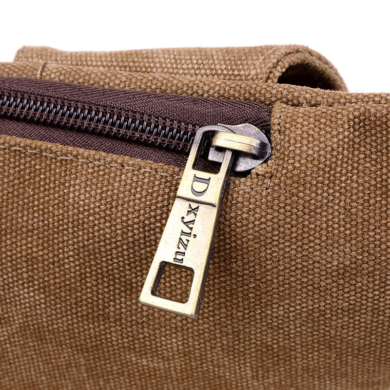 새로운 캔버스 허리 가방 패션 스포츠 가방 다기능 방수 허리 가방