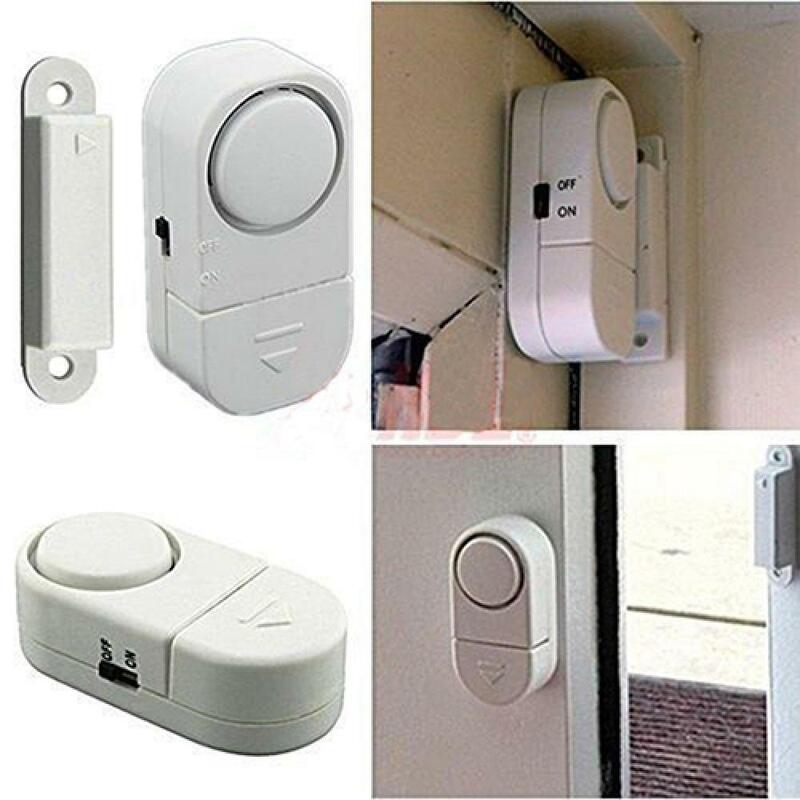 Porta e janela Anti-Theft Security Alarm System, casa sem fio, Sensor magnético