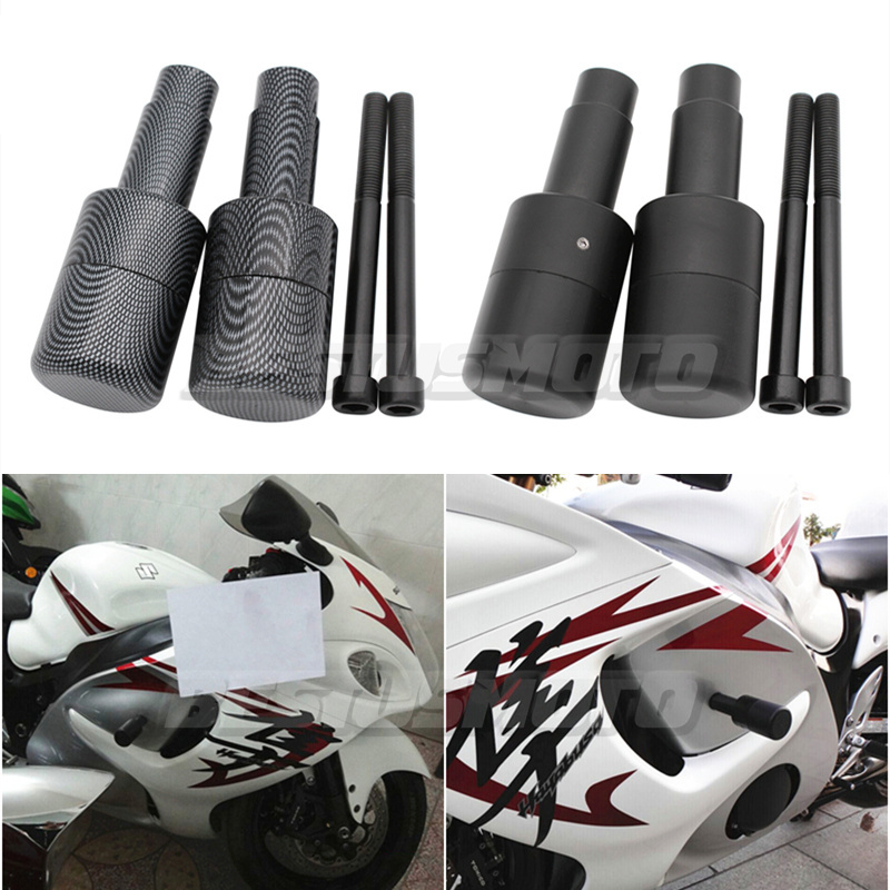 Sliders quadro da motocicleta Bater, Proteção caindo para Suzuki Hayabusa GSXR1300 GSX1300R GSX 1300R 2008-2012